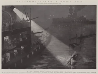 Das U-Boot in Frankreich, ein Überraschungsangriff